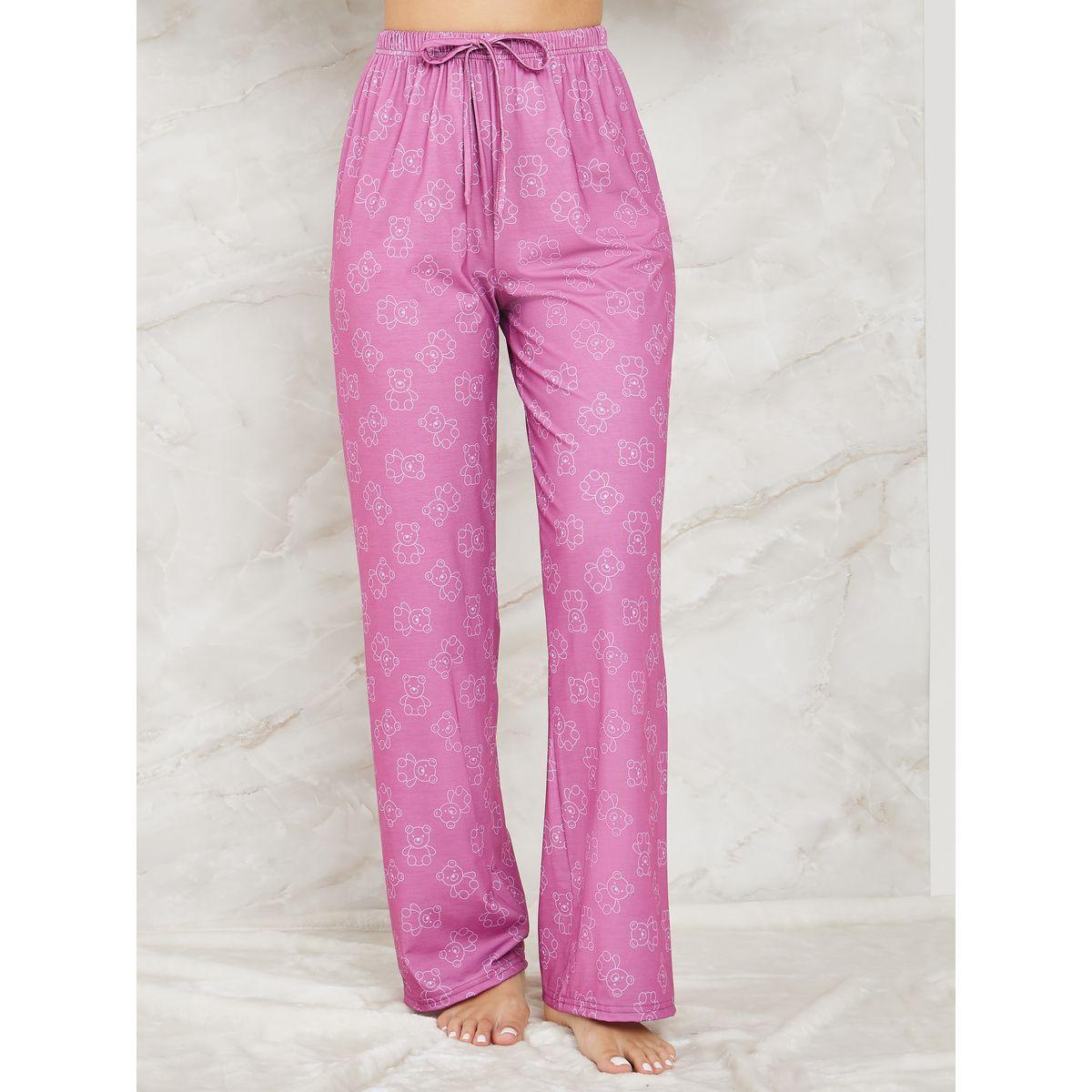 Styli Unwind Graphic Print T-Shirt & Pyjama Set-women-clothing-nightwear-pyjamas-longsets-image-5