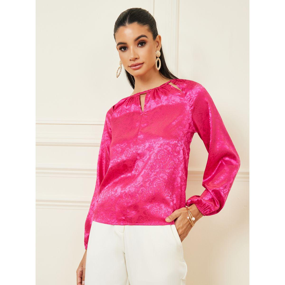 بلوزة جاكار مزينة بفتحات-women-clothing-shirtsandblouses-blouses-image-2