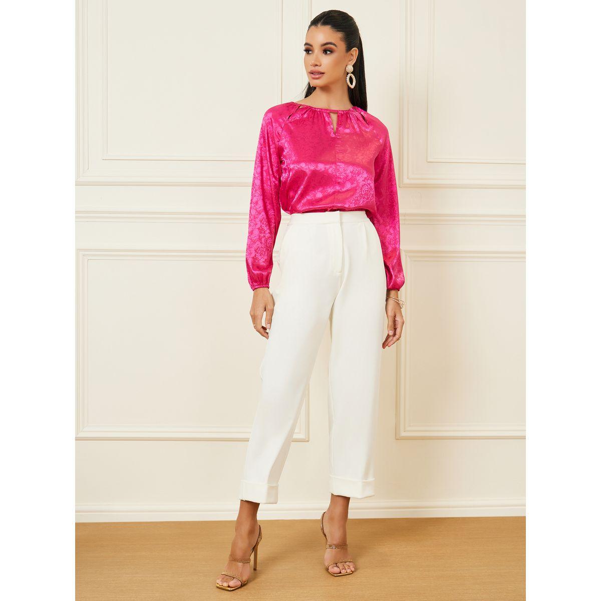 بلوزة جاكار مزينة بفتحات-women-clothing-shirtsandblouses-blouses-image-4