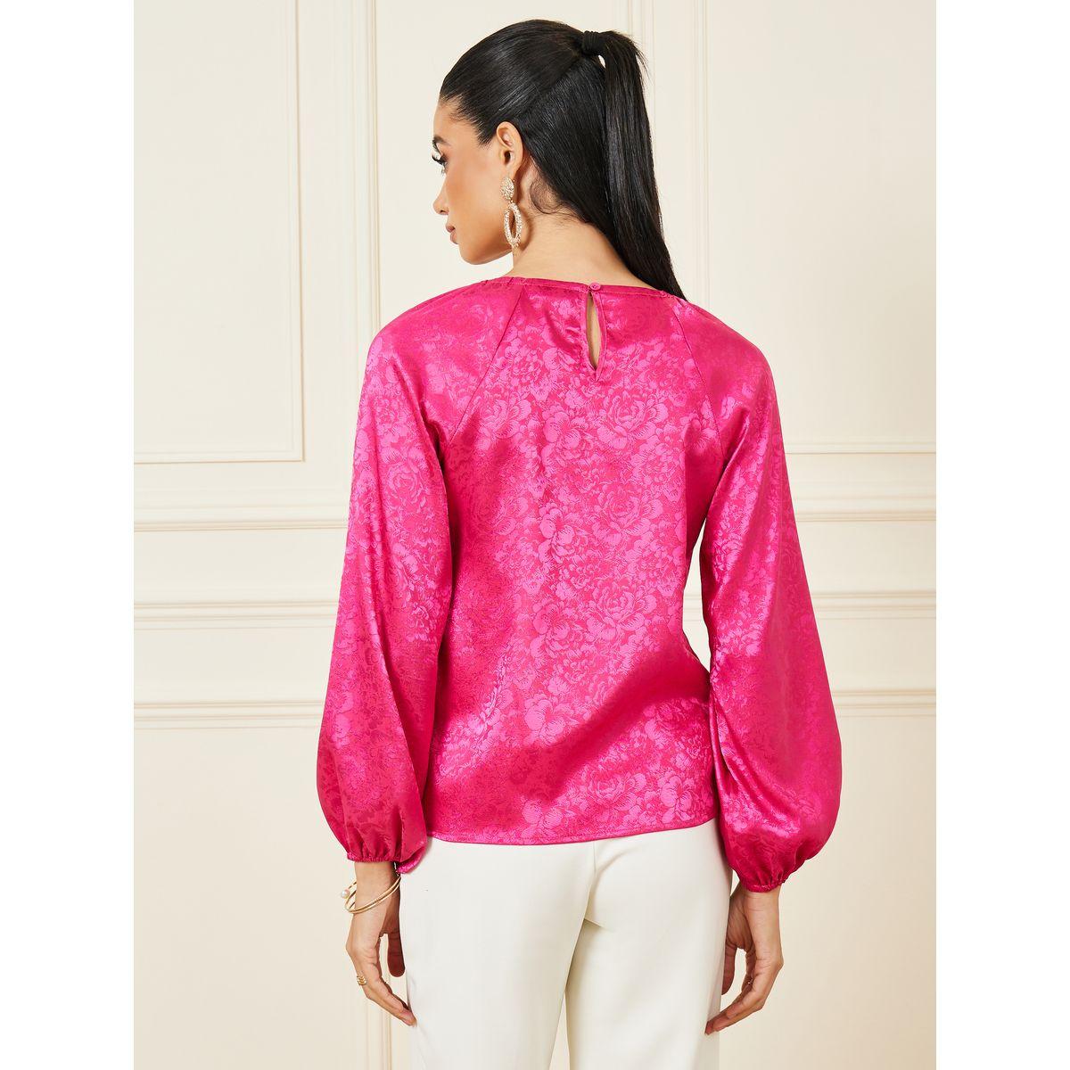بلوزة جاكار مزينة بفتحات-women-clothing-shirtsandblouses-blouses-image-6