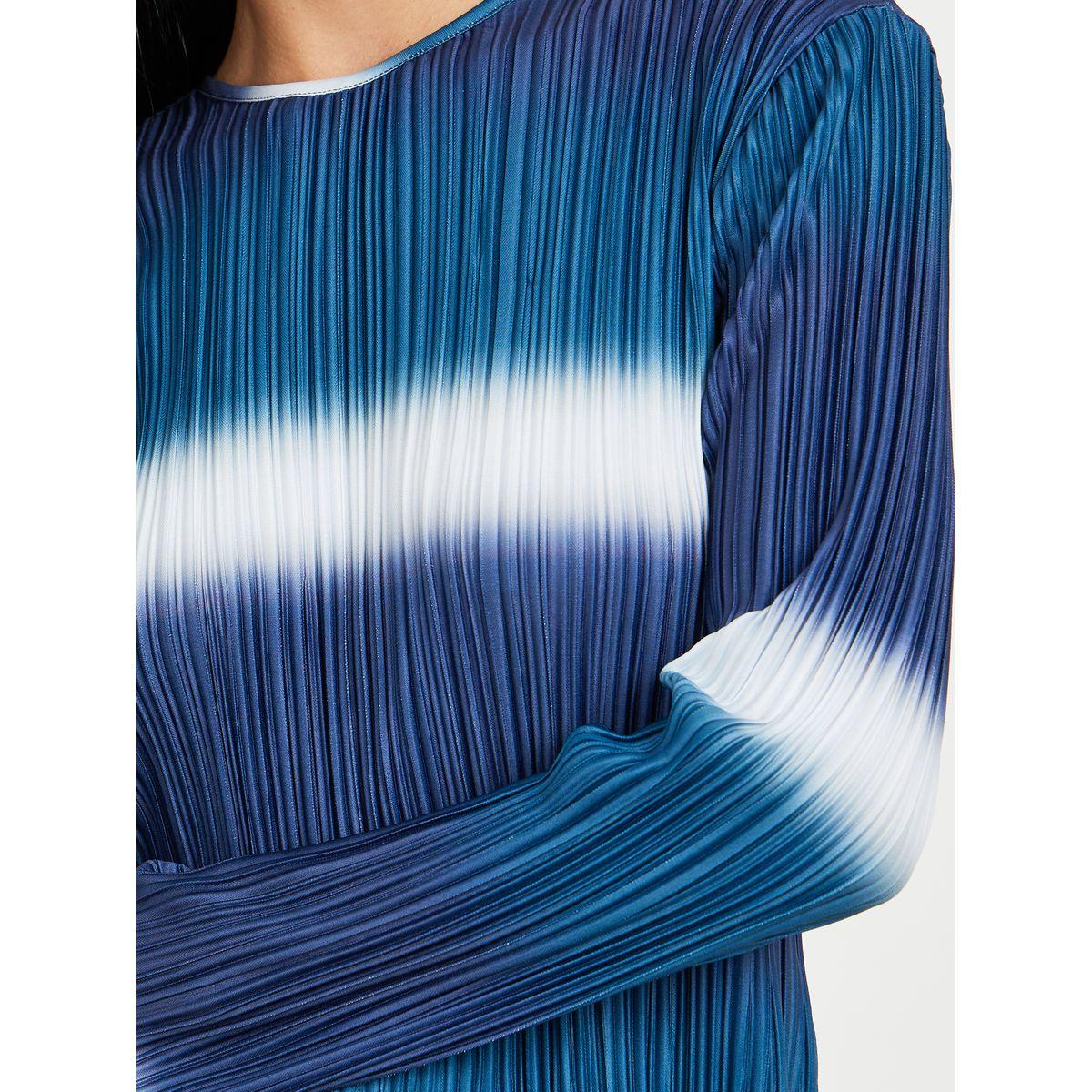 Styli Tie and Dye Print Plisse Knit Top-women-clothing-shirtsandblouses-blouses-image-4