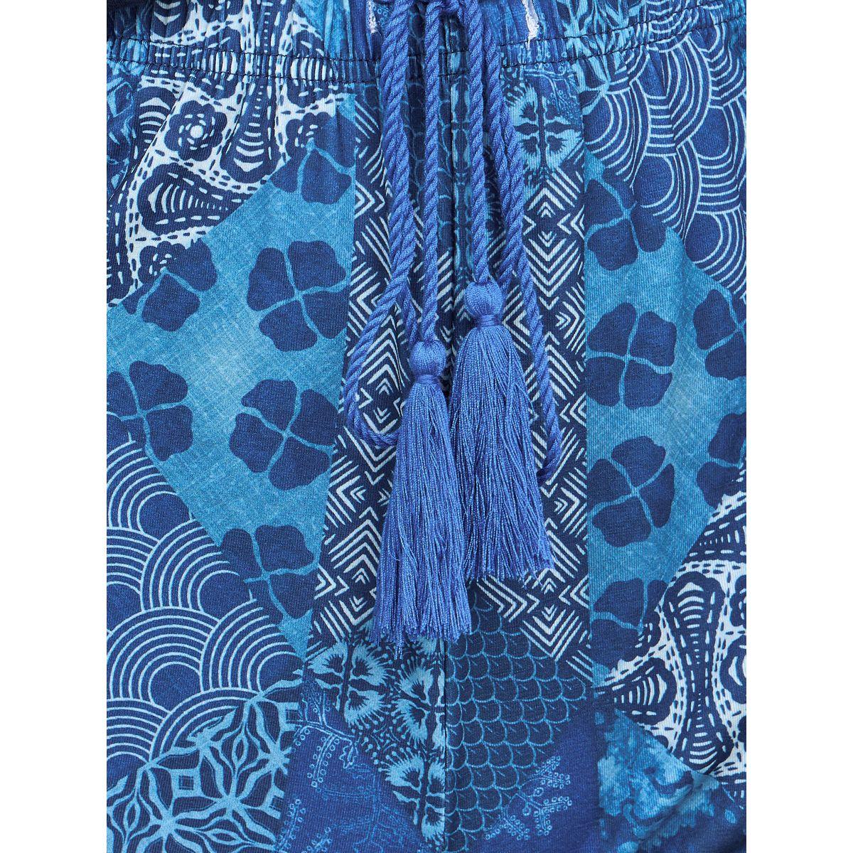 Styli Unwind Lace Detail Pocket Vest & Printed Wide Leg Pyjama Set-women-clothing-nightwear-pyjamas-longsets-image-7