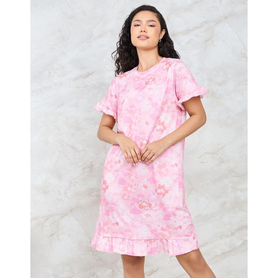 قميص نوم مطبع بزهور-women-clothing-nightwear-nighties-image-2