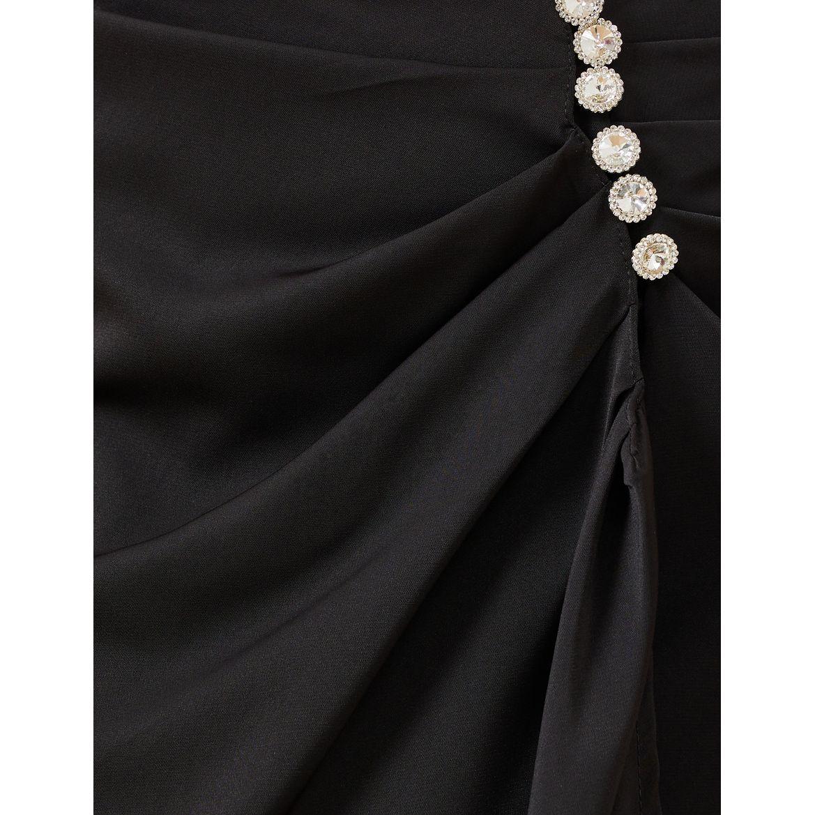 تنورة سادة بنمط لف-women-clothing-bottoms-skirts-image-3