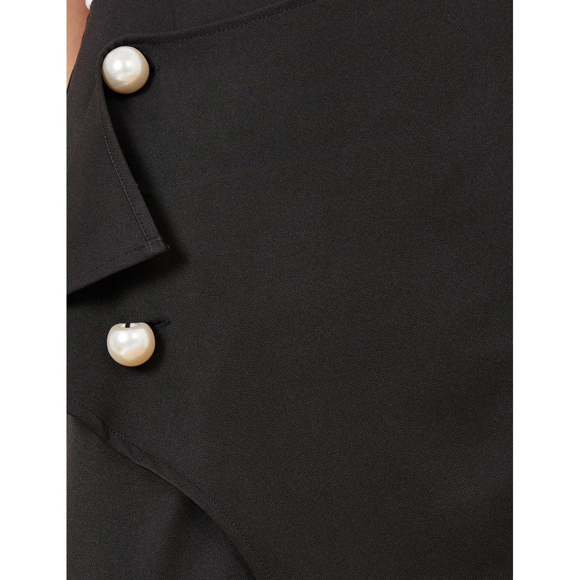 تنورة ميدي سادة بلؤلؤ صناعي-women-clothing-bottoms-skirts-image-3