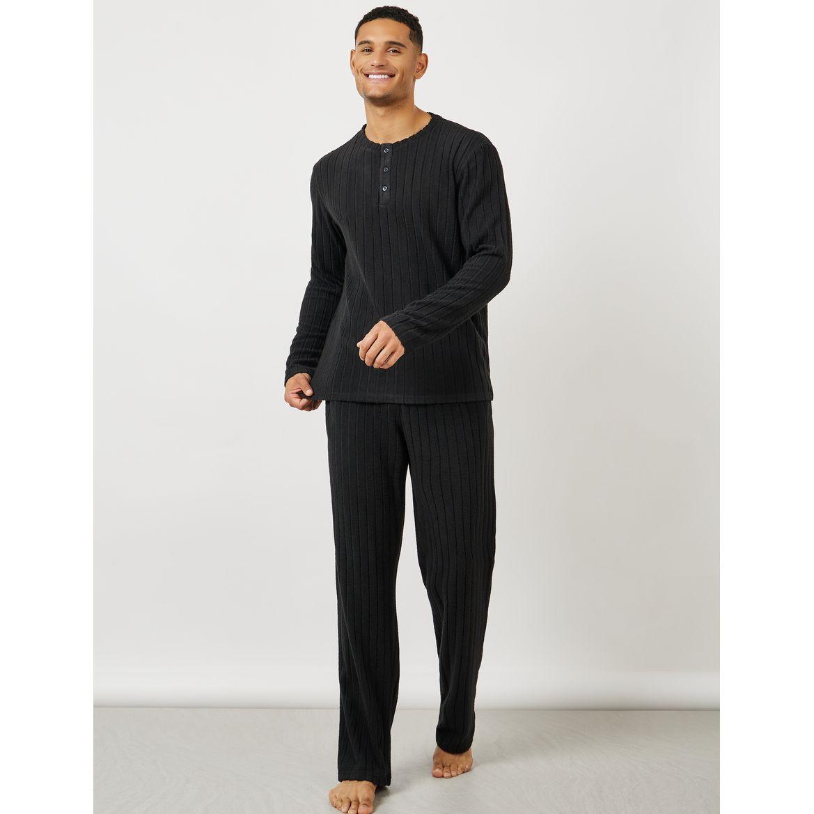 طقم بيجاما من ( بنطال + تيشيرت )-men-clothing-nightwear-sets-image-2