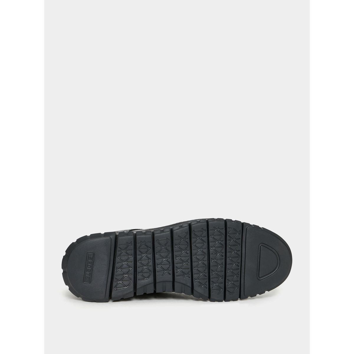 Styli Lace Up Faux Leather Flat Sole Shoes-men-shoes-loafersandmoccasins-image-6