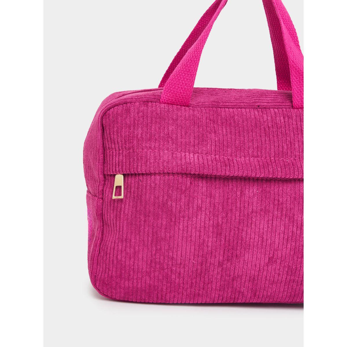 Styli Corduroy Zip Pocket Wash bag-travel-accessories-image-3