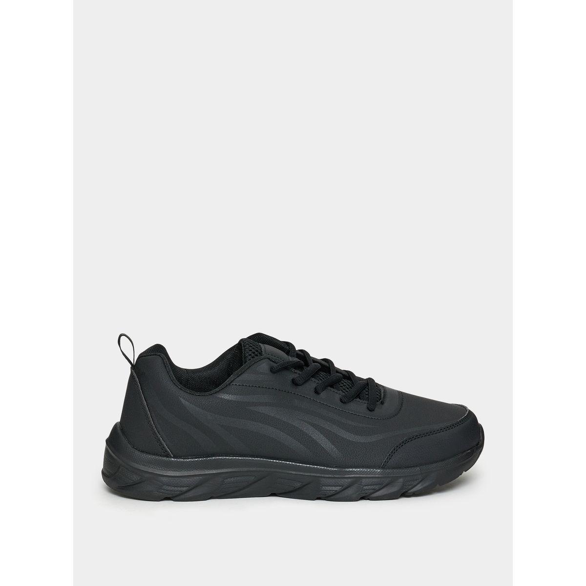 Styli Graphic Lace Up Sneakers with Pull Tab-men-shoes-sneakers-image-2