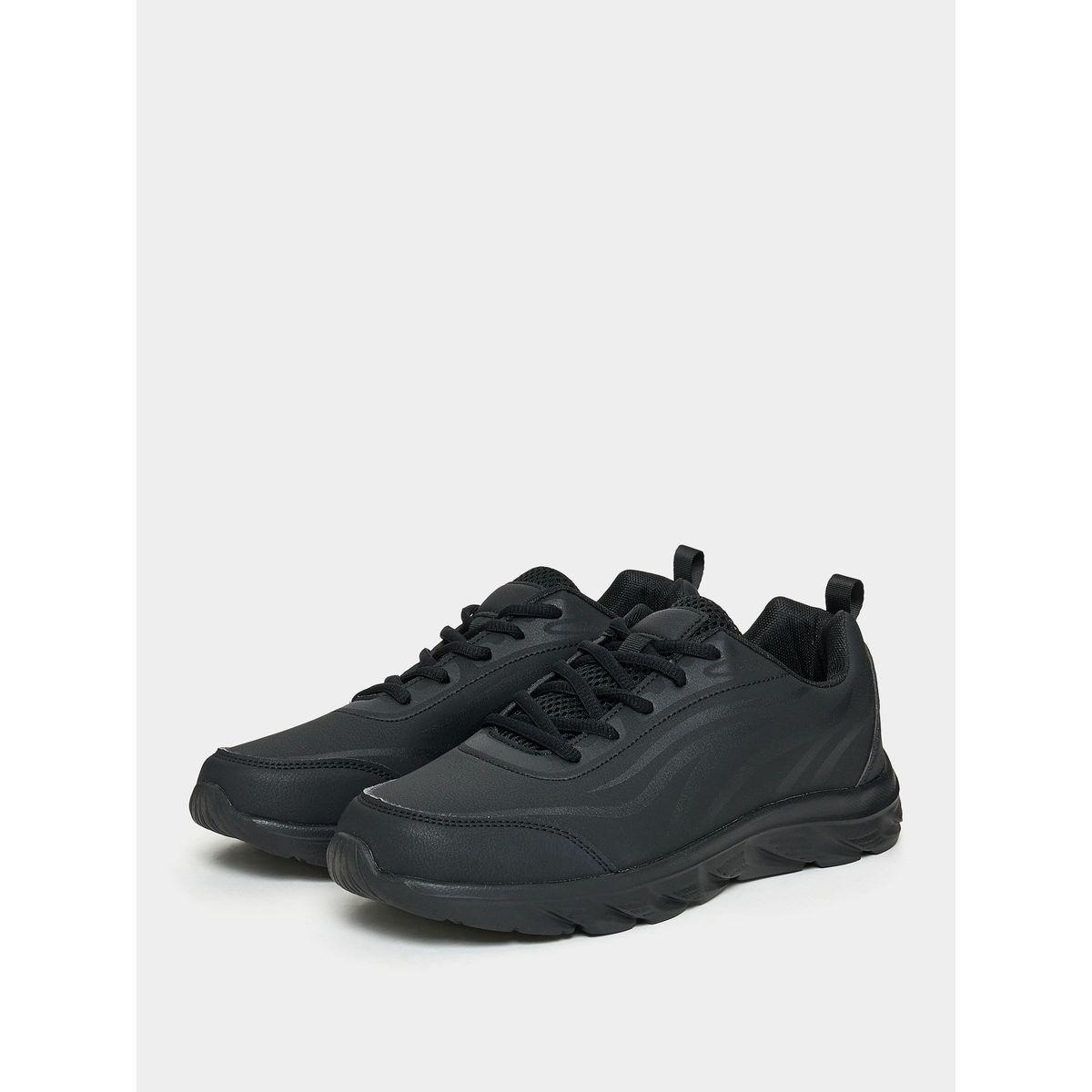 Styli Graphic Lace Up Sneakers with Pull Tab-men-shoes-sneakers-image-3
