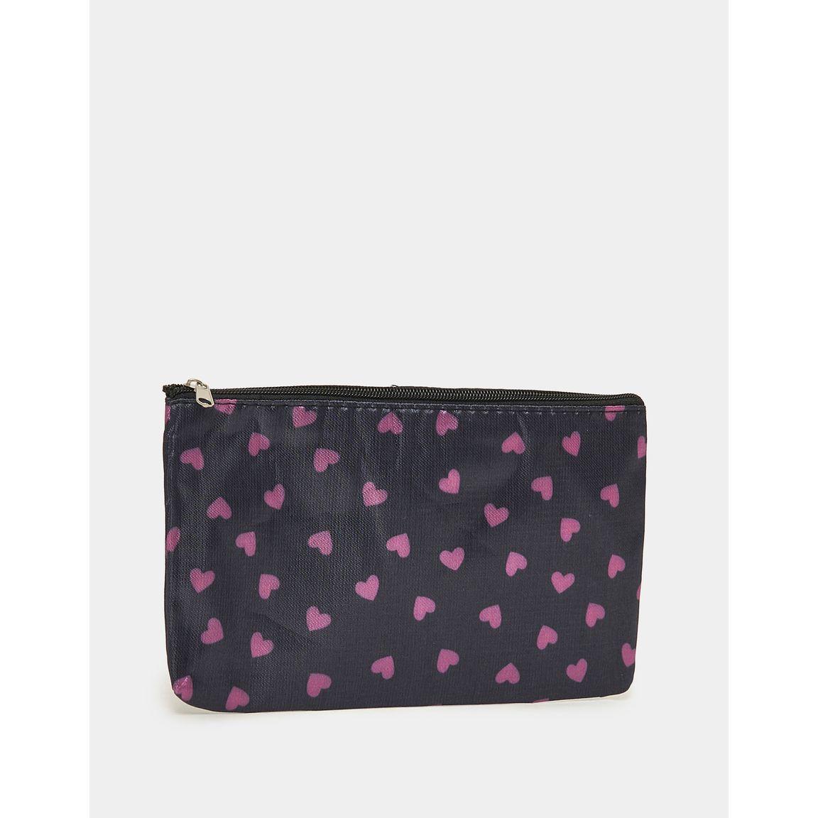 Styli Heart Print Wash Bag-travel-accessories-image-1