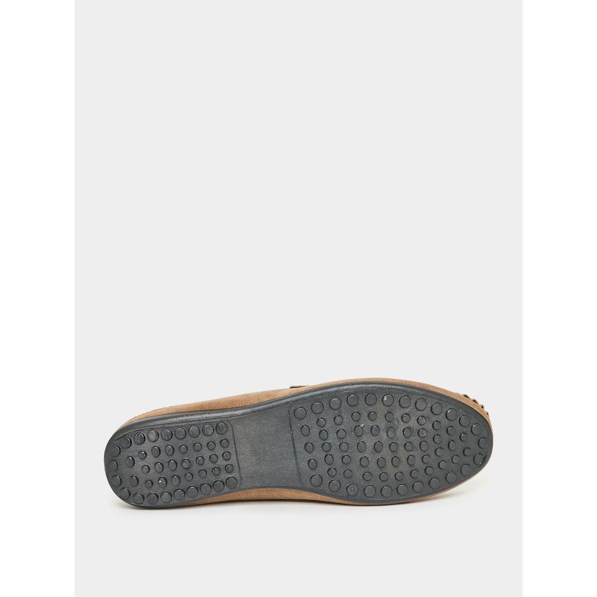 Styli Striped Design Suede Look Mule Loafers-men-shoes-loafersandmoccasins-image-6