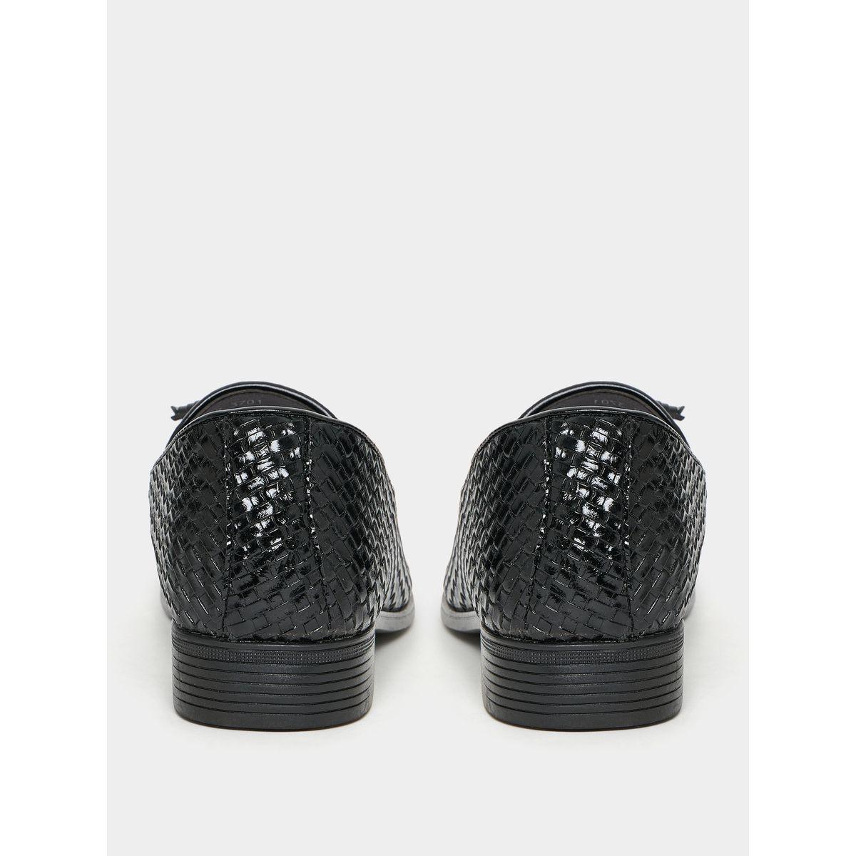 Styli Woven Texture Faux Leather Formal Shoes-men-shoes-formalshoes-image-3