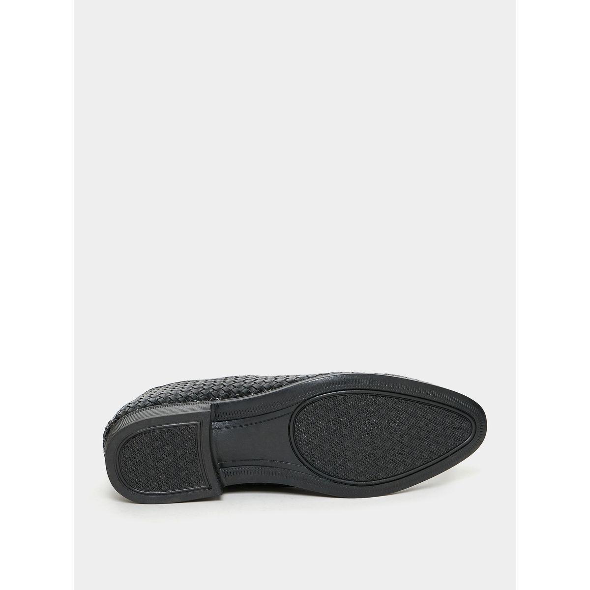 Styli Woven Texture Faux Leather Formal Shoes-men-shoes-formalshoes-image-6