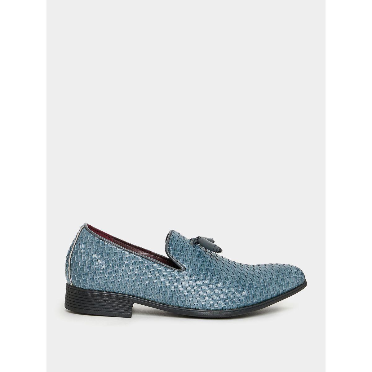 Styli Woven Texture Faux Leather Formal Shoes-men-shoes-formalshoes-image-1