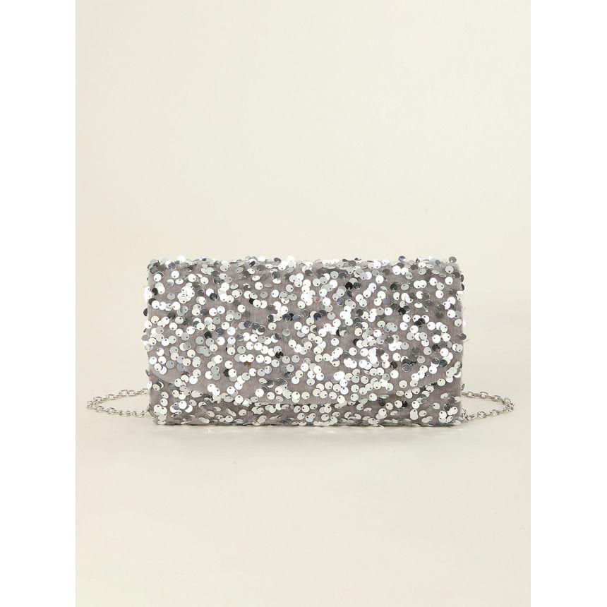 Styli Sequin Detail Clutch Crossbody Bag-women-bagsandwallets-handbags-image-1