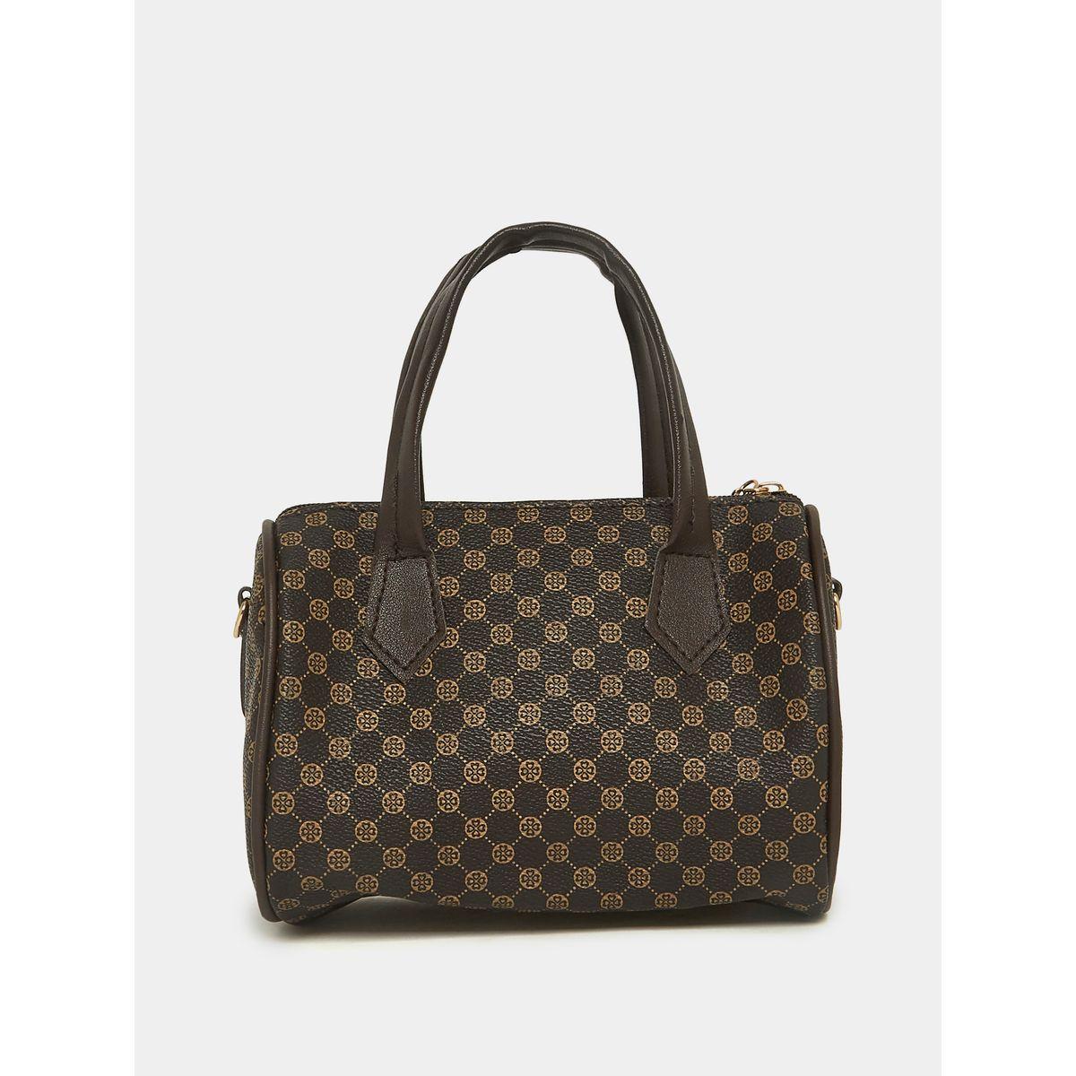 Styli Contrast Printed Handbags with Detachable Strap-women-bagsandwallets-handbags-image-6