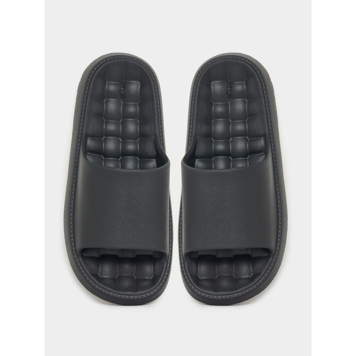 Styli Cushioned Upper Thick Sole Anti Slip Slides-men-shoes-flipflopsandslides-image-5