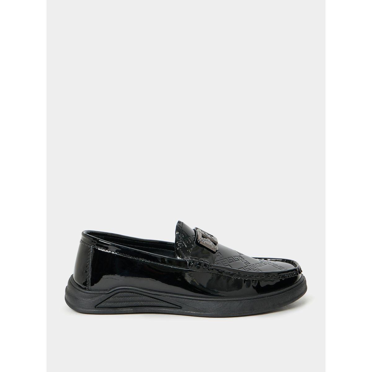 Styli Textured Embellished Dress Loafers-men-shoes-formalshoes-image-1