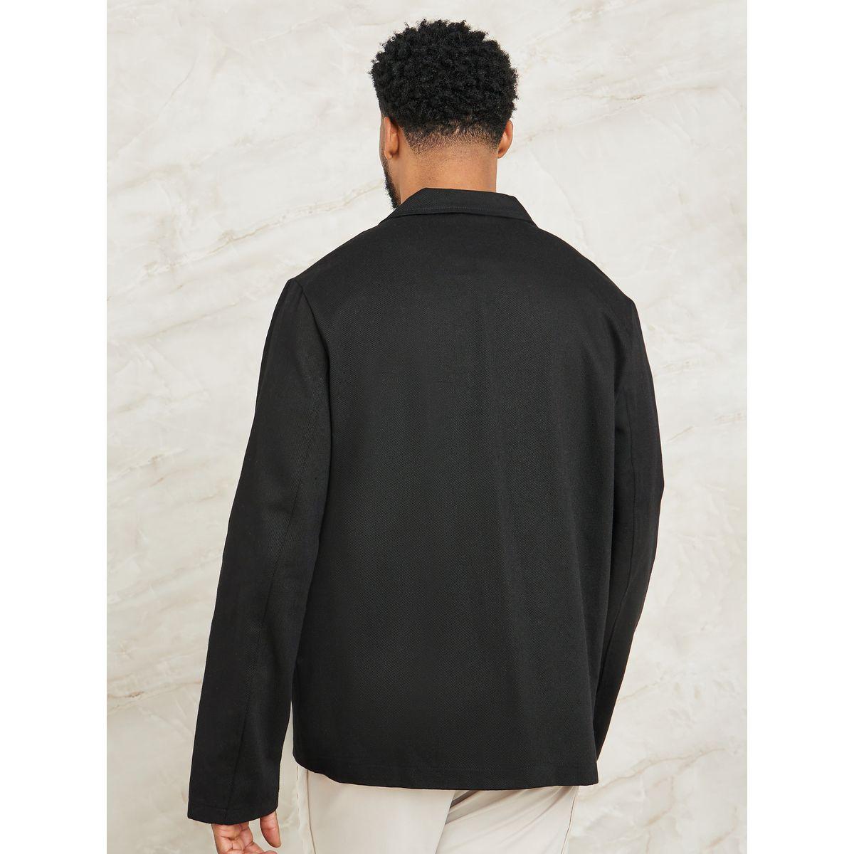 Styli Limited Premium Heavy Twill Woven Jacket with Front Pocket-men-clothing-jacketsandblazers-jackets-image-6