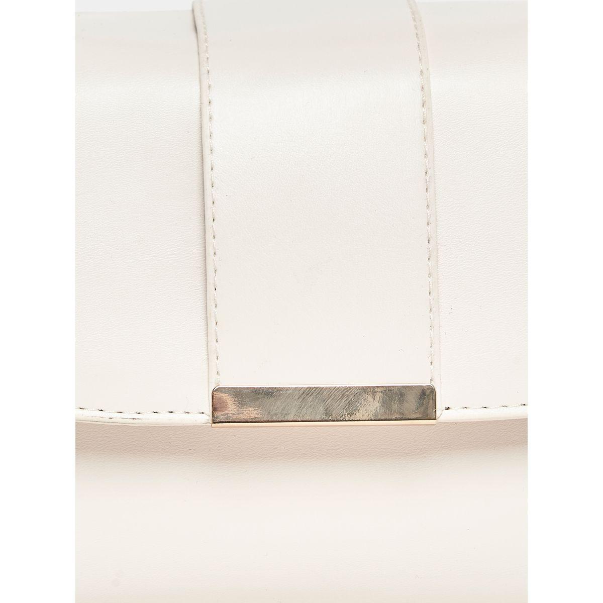 Styli Contrast Metal Detail Handbag with Detachable Strap-women-bagsandwallets-handbags-image-6