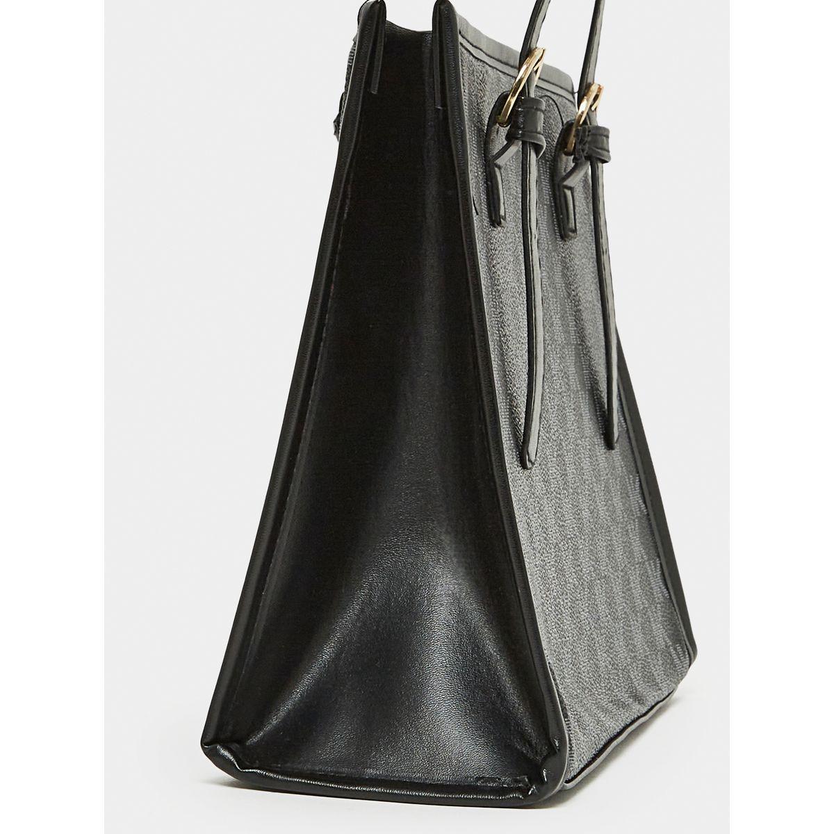 Styli NK All Over Print Buckle Detail Tote Bag-women-bagsandwallets-handbags-image-2