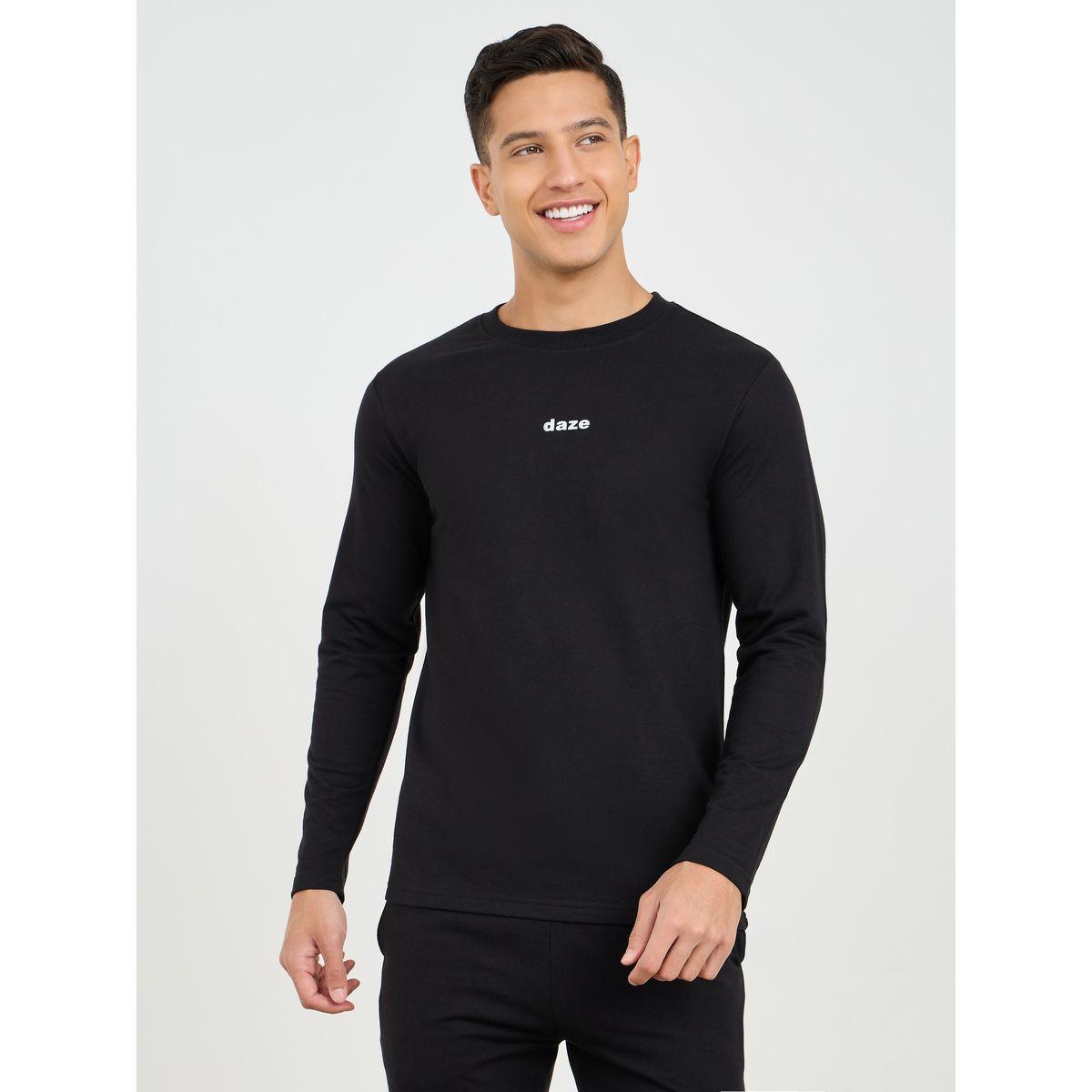 Styli Unwind Terry Long Sleeve T-Shirt and Slim Fit Cuffed Pyjama Set-men-clothing-nightwear-sets-image-2
