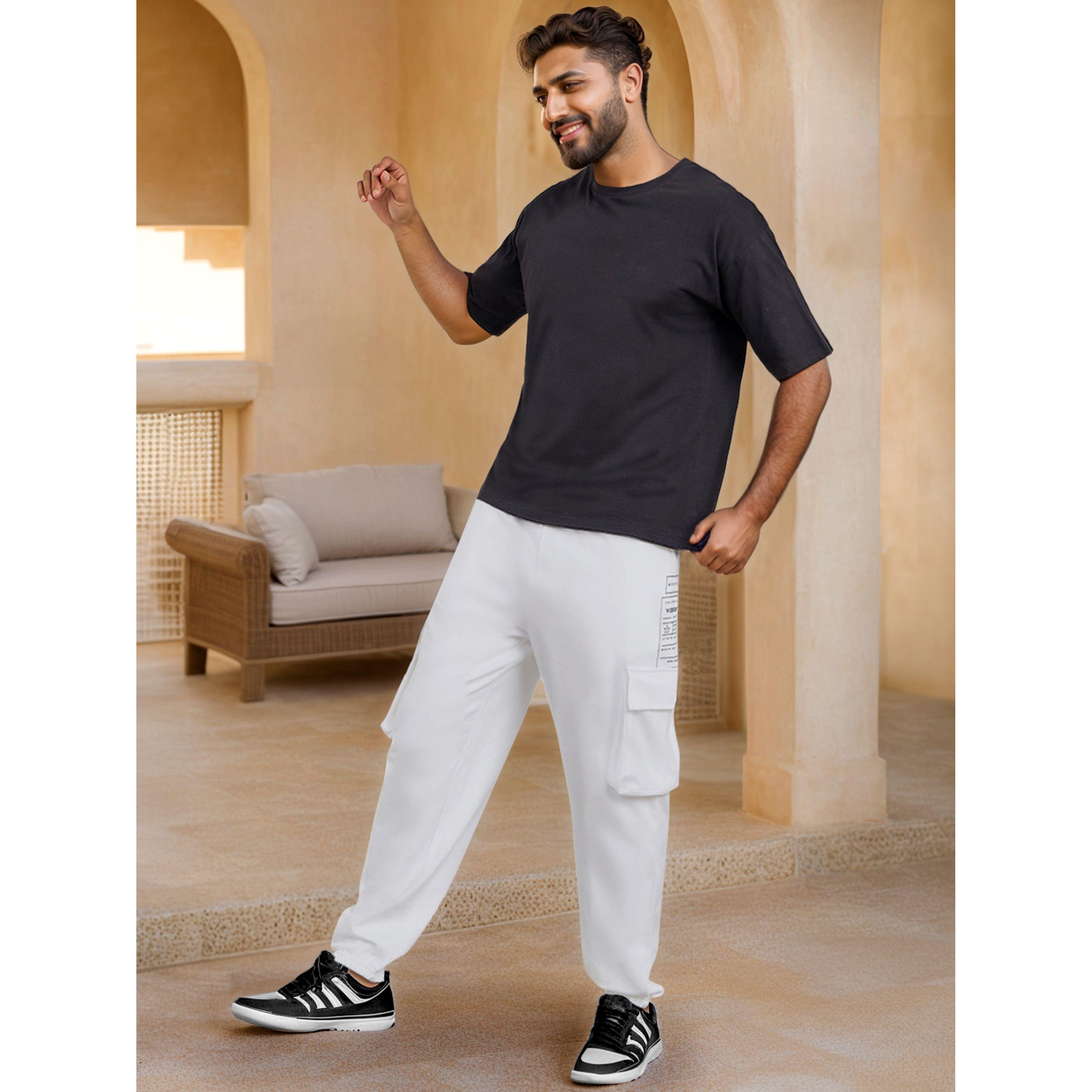 Styli Graphic Print Oversized Cargo Joggers-men-clothing-bottoms-joggers-image-1