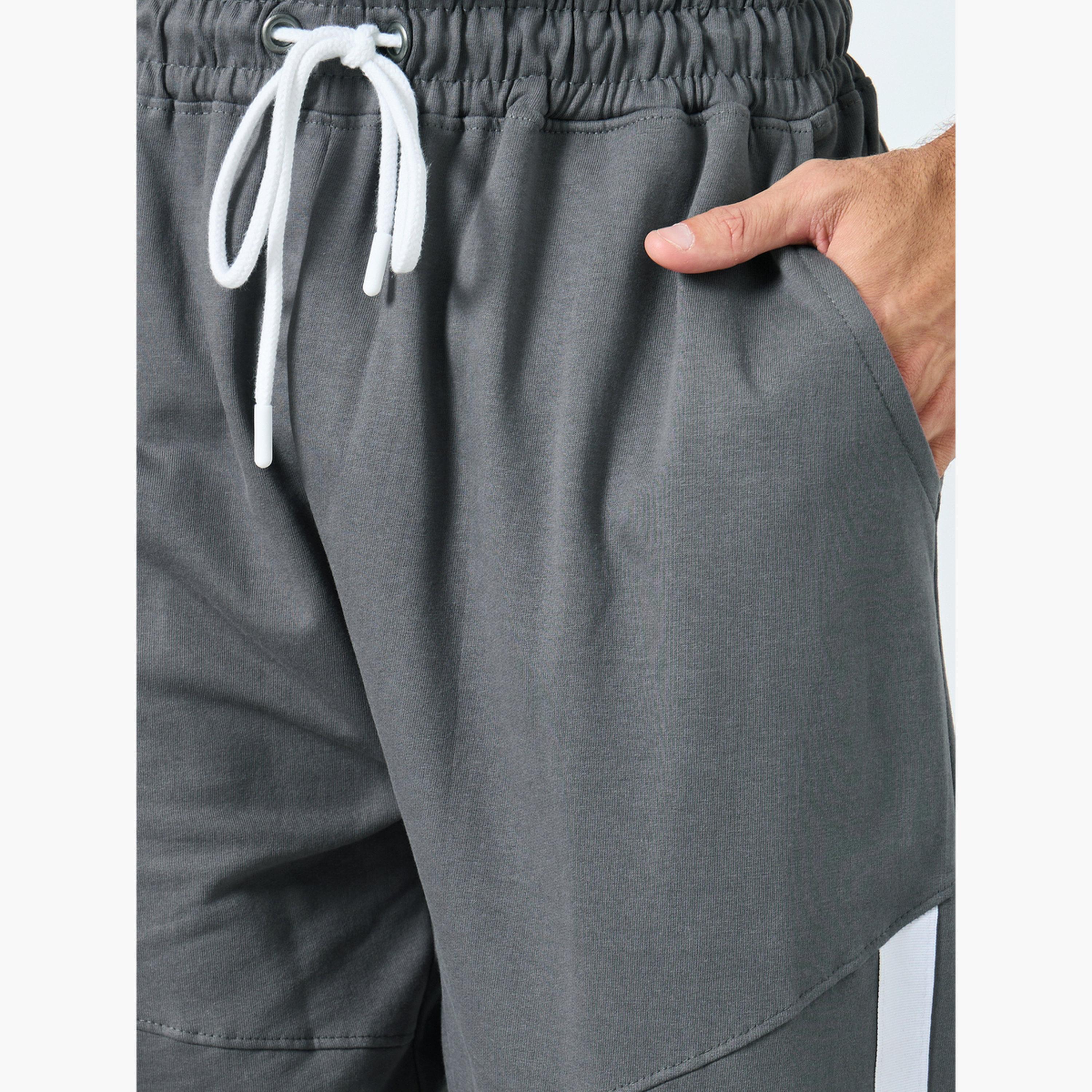 Styli Men Grey Jogbgers with Side Stripe-men-clothing-bottoms-joggers-image-4