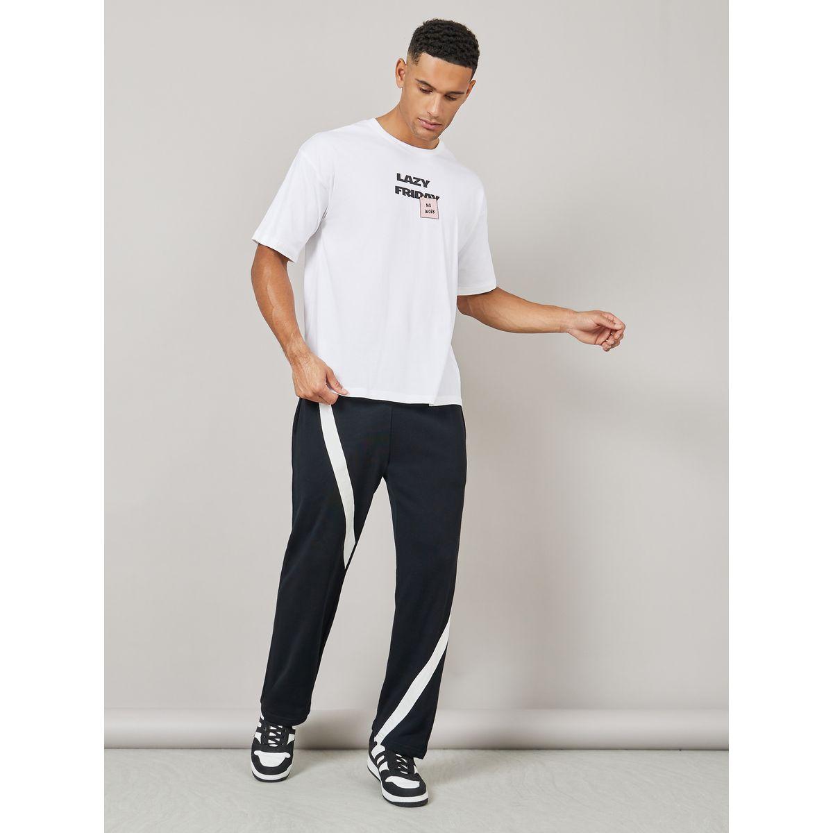 Styli Contrast Panel Relaxed Fit Joggers-men-clothing-bottoms-joggers-image-2