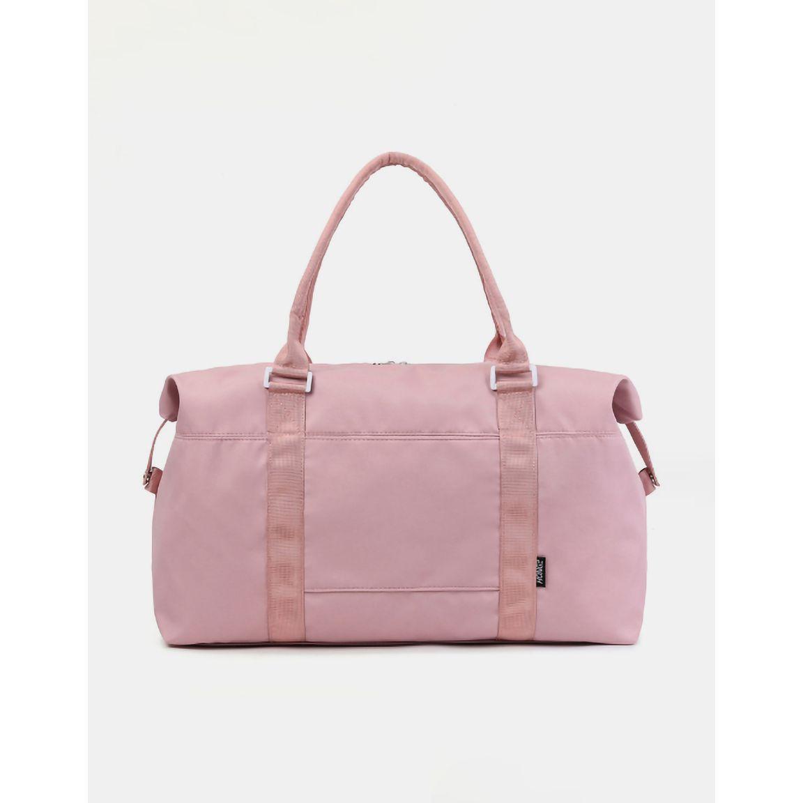 Styli Plain Gym Bag with Zip Closure-travel-luggagesandbags-luggage-image-1