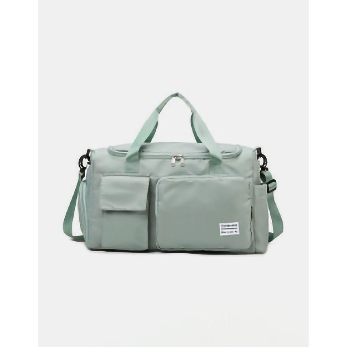 Styli Patch Detail Front Pocket Gym Bag-travel-luggagesandbags-luggage-image-1