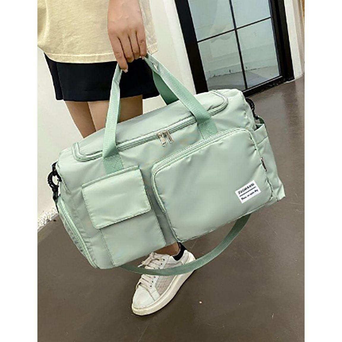 Styli Patch Detail Front Pocket Gym Bag-travel-luggagesandbags-luggage-image-2