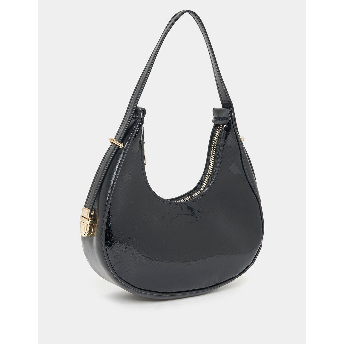 Styli Textured Crescent Bag-women-bagsandwallets-handbags-image-1