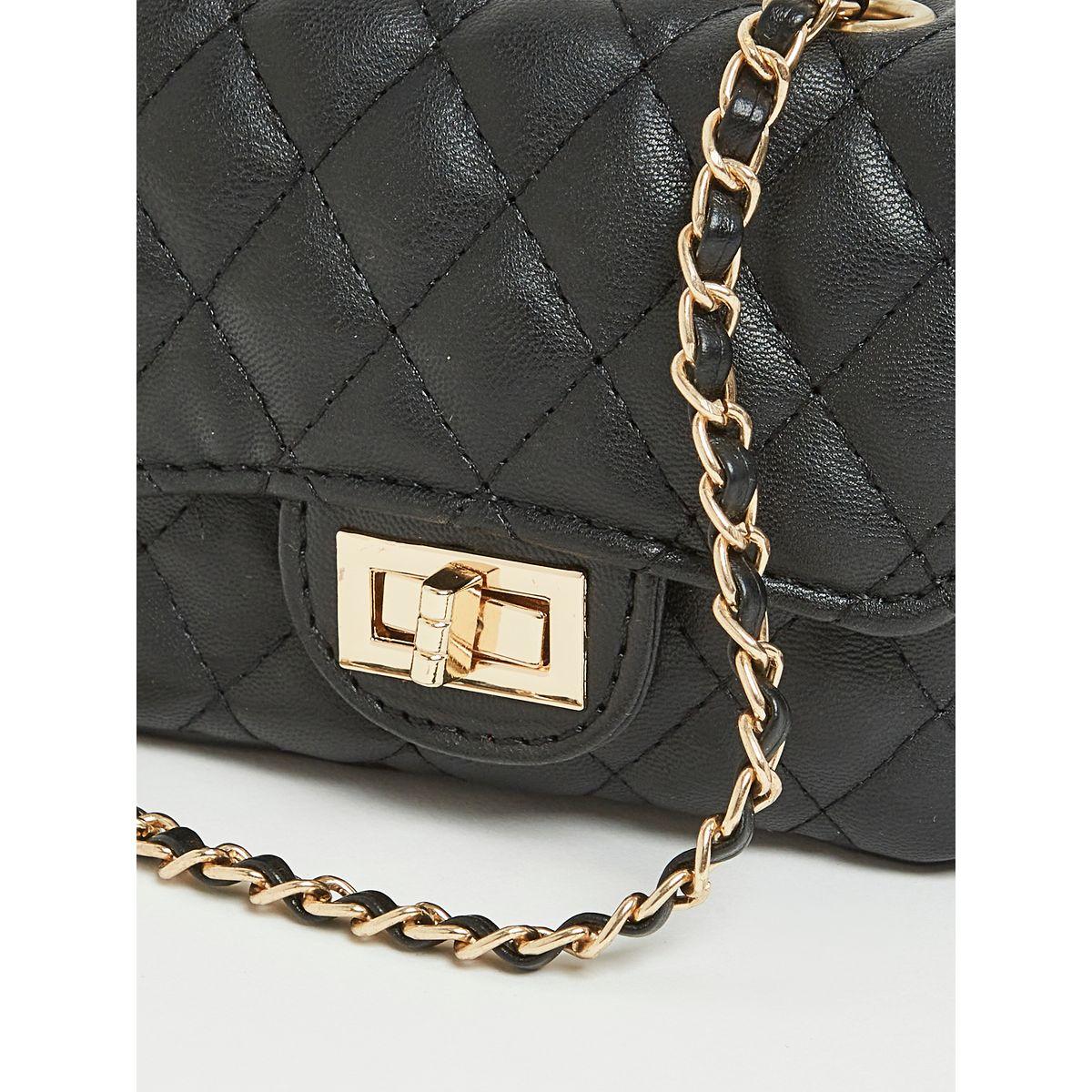 Styli Quilted Twisted Chain Strap Crossbody Bags-women-bagsandwallets-handbags-image-2