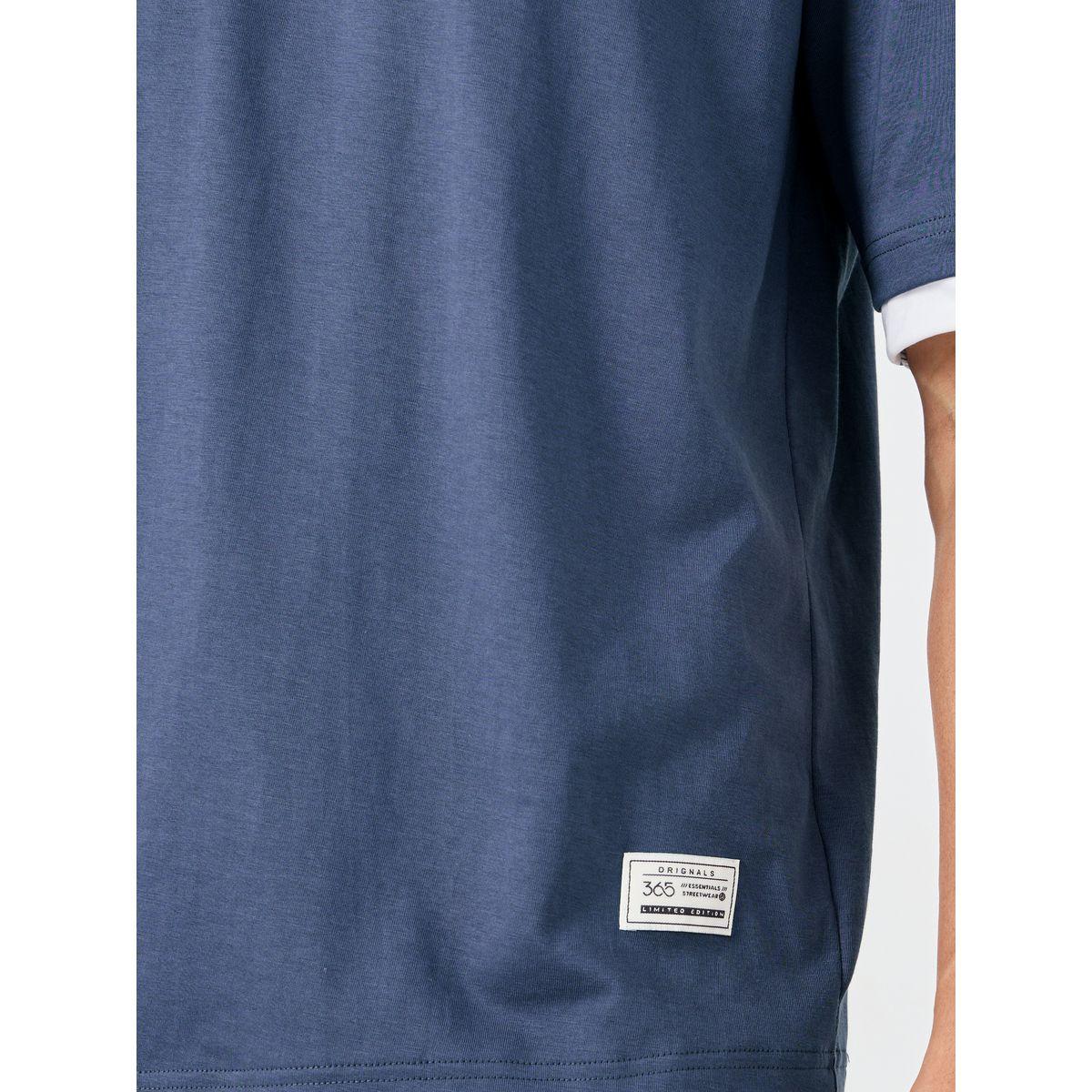Styli Contrast Trim Pure Cotton Oversized T-Shirt-men-clothing-tshirtsandpolos-tshirts-image-3