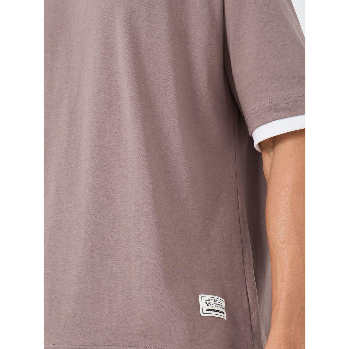 Styli Contrast Trim Pure Cotton Oversized T-Shirt-men-clothing-tshirtsandpolos-tshirts-image-3