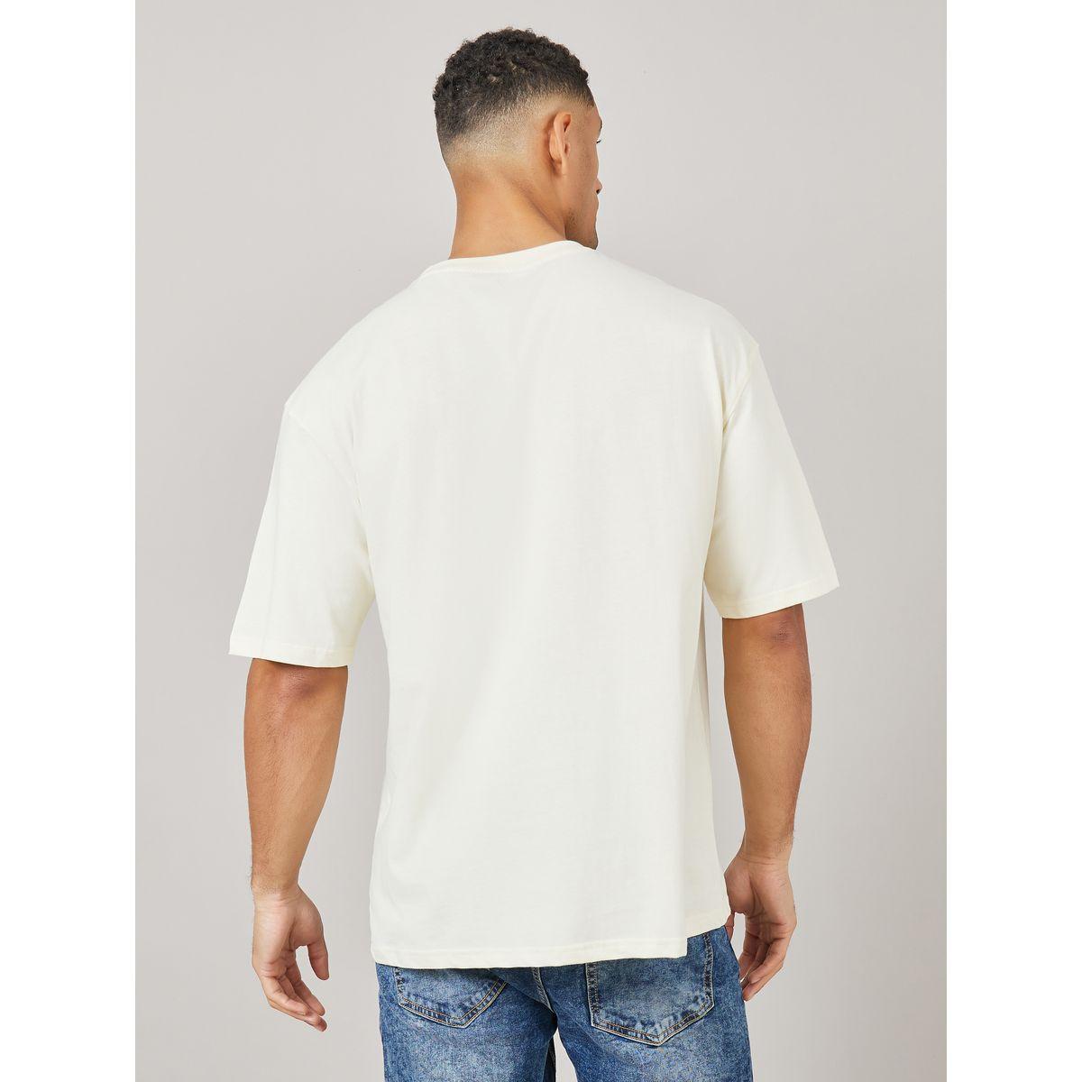 Styli Floral Print Pocket Detail Oversized T-shirt-men-clothing-tshirtsandpolos-tshirts-image-4