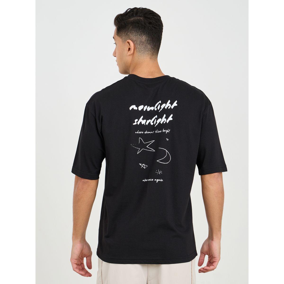 Styli Front and Back Art Print Oversized T-Shirt-men-clothing-tshirtsandpolos-tshirts-image-6