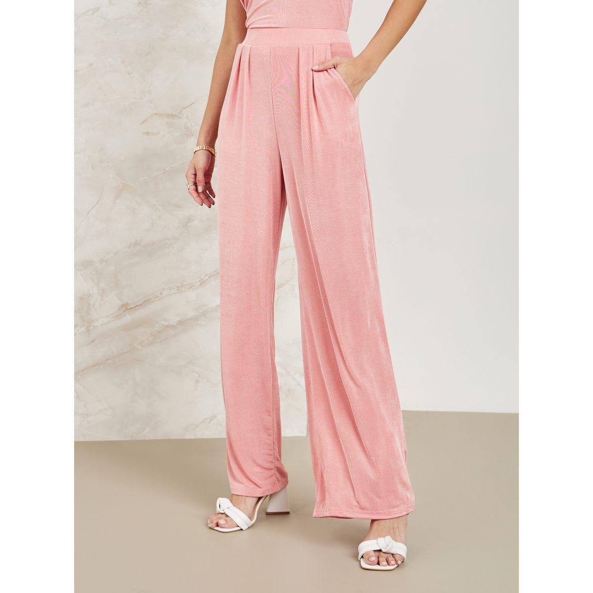 طقم منسق من ( بنطال + بلوزة قصيرة )-women-clothing-coordsets-image-1