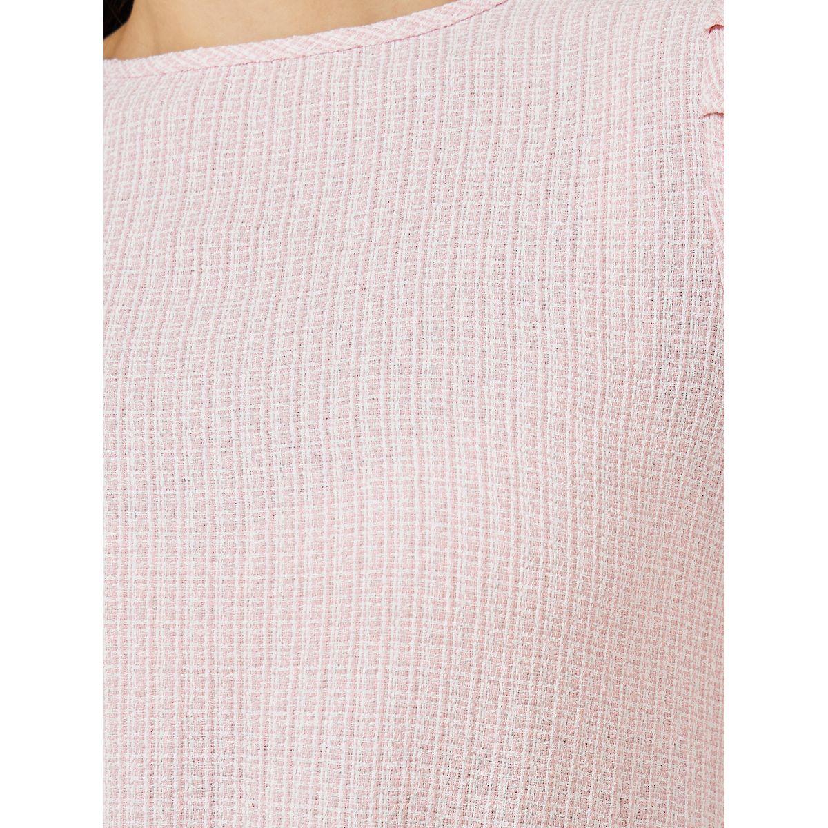 Styli Tweed Look Long Sleeve Top & Pants Co-Ords-women-clothing-coordsets-image-3