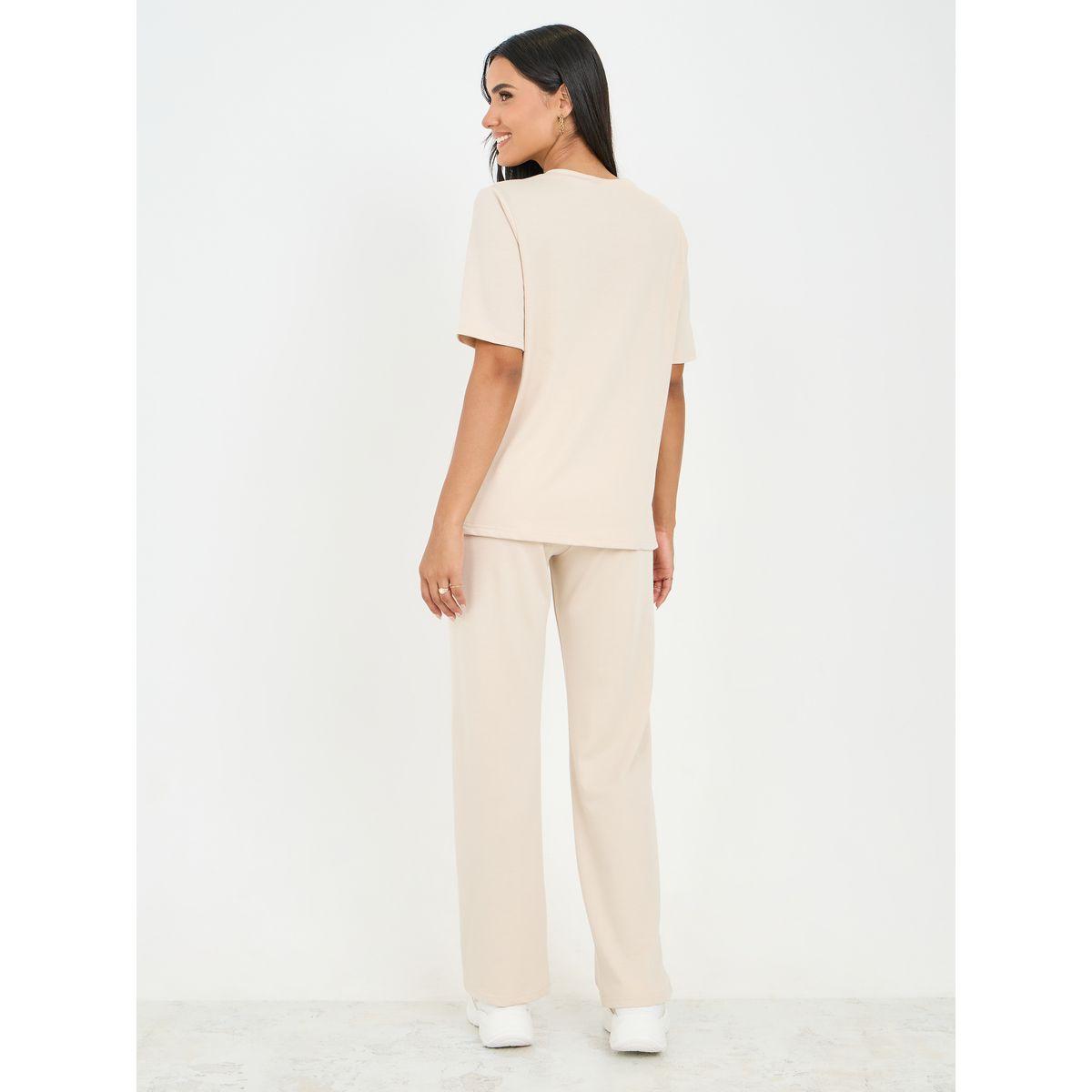 طقم منسق من ( بنطال + تيشيرت )-women-clothing-coordsets-image-5