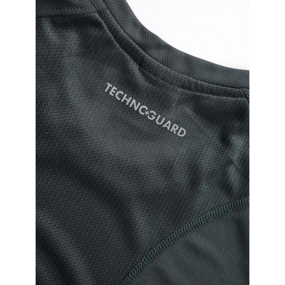 Technosport X Styli Solid Mesh Back Panel Active T-Shirt-women-clothing-sportswearandactivewear-tshirtsandvests-image-9