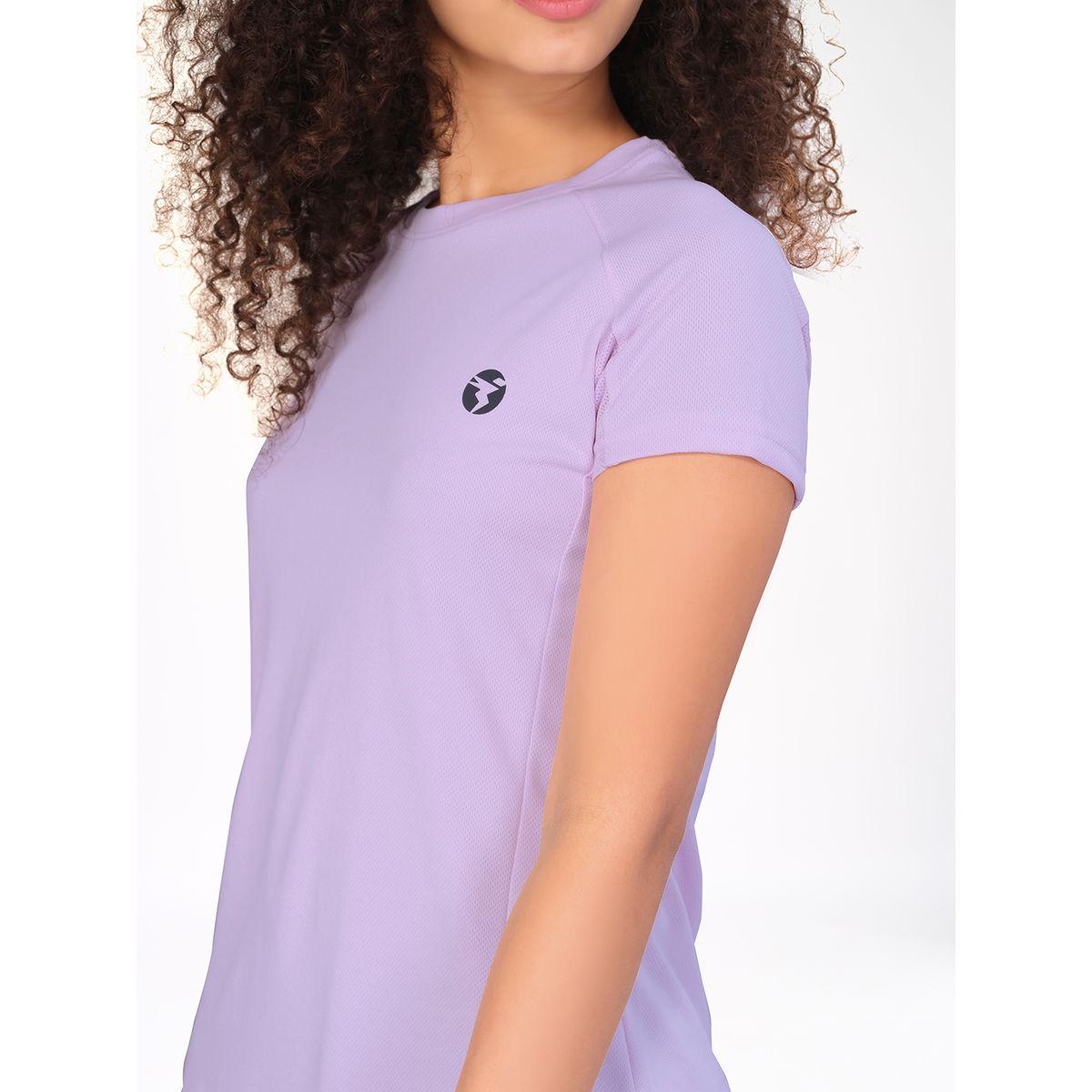 Technosport X Styli Solid Mesh Back Panel Active T-Shirt-women-clothing-sportswearandactivewear-tshirtsandvests-image-3