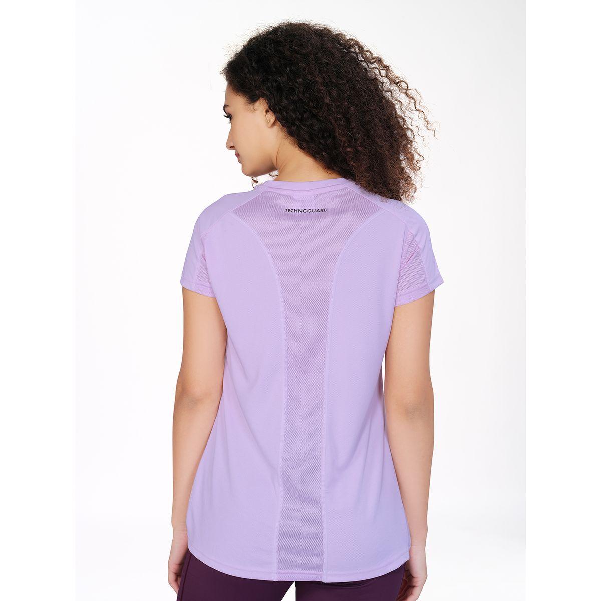 Technosport X Styli Solid Mesh Back Panel Active T-Shirt-women-clothing-sportswearandactivewear-tshirtsandvests-image-5