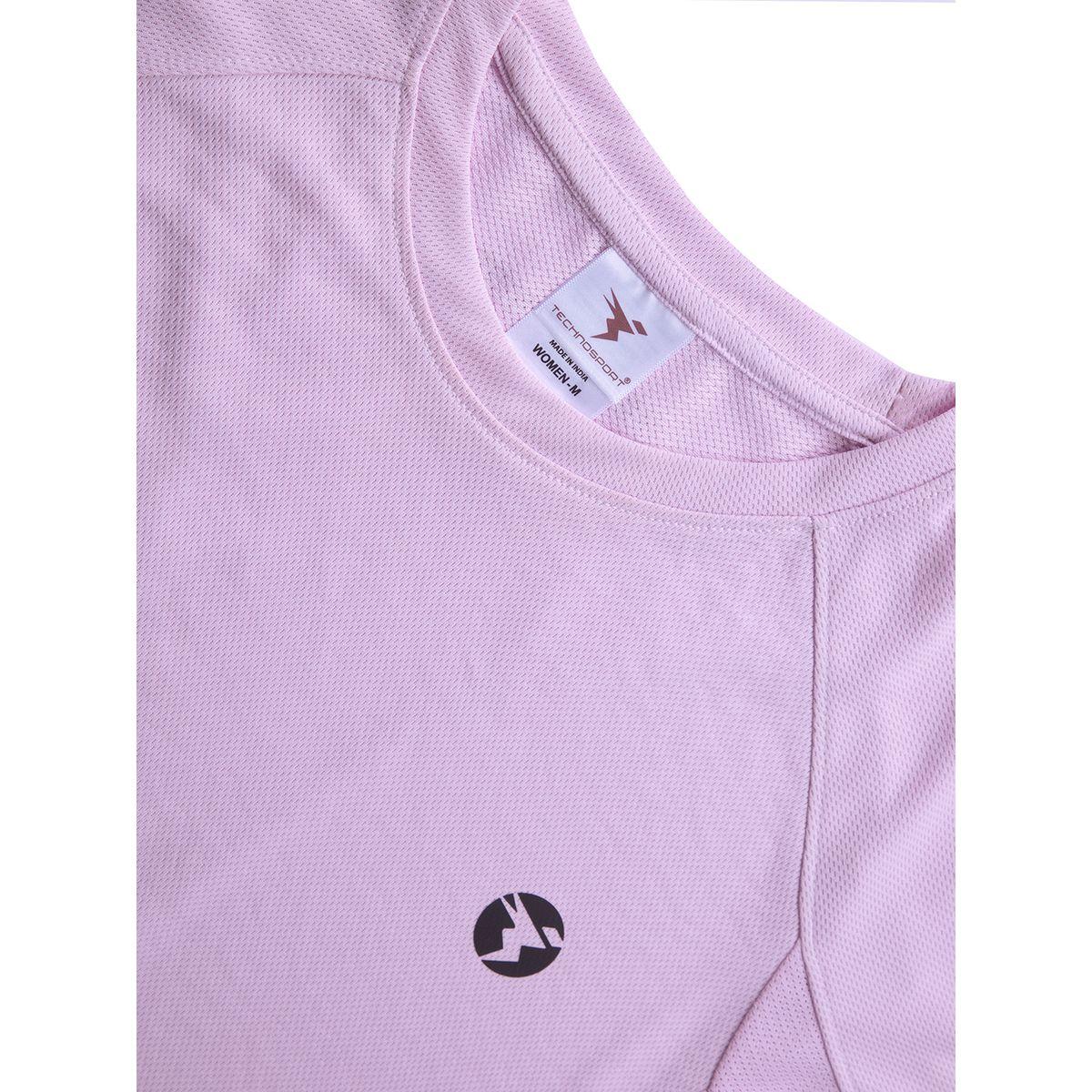 Technosport X Styli Solid Mesh Back Panel Active T-Shirt-women-clothing-sportswearandactivewear-tshirtsandvests-image-8