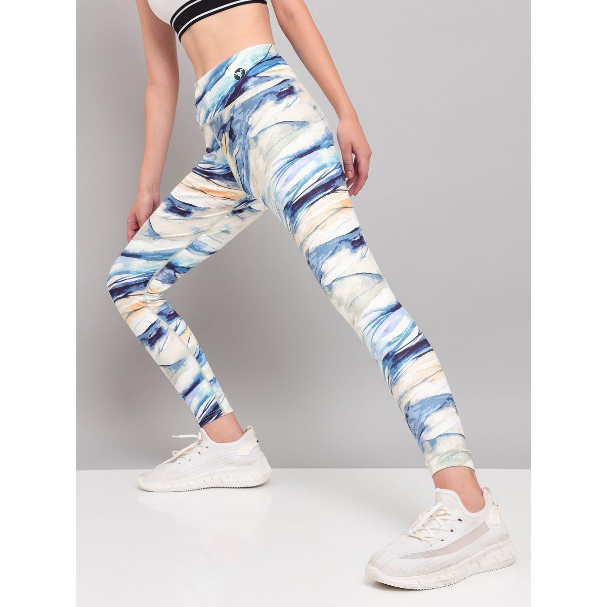 Technosport X Styli All Over Tie Dye Print Active Tights with Pocket-women-clothing-sportswearandactivewear-bottoms-image-2