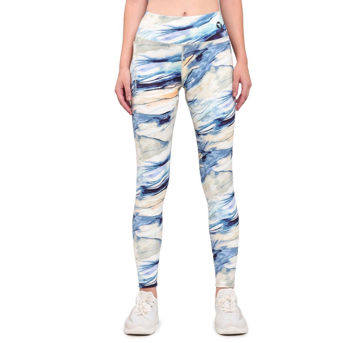 Technosport X Styli All Over Tie Dye Print Active Tights with Pocket-women-clothing-sportswearandactivewear-bottoms-image-4