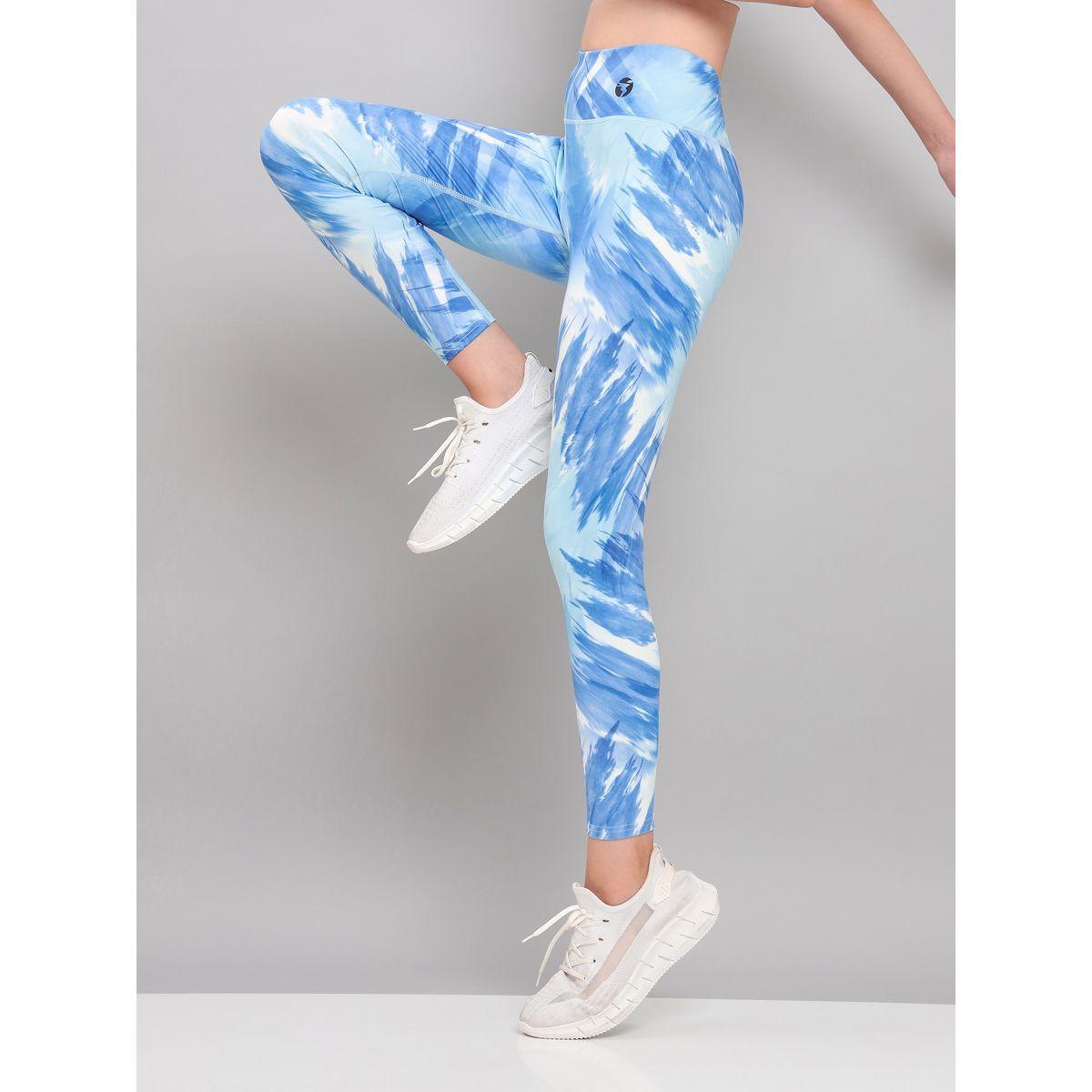 Technosport X Styli All Over Tie Dye Print Active Tights with Pocket-women-clothing-sportswearandactivewear-bottoms-image-8