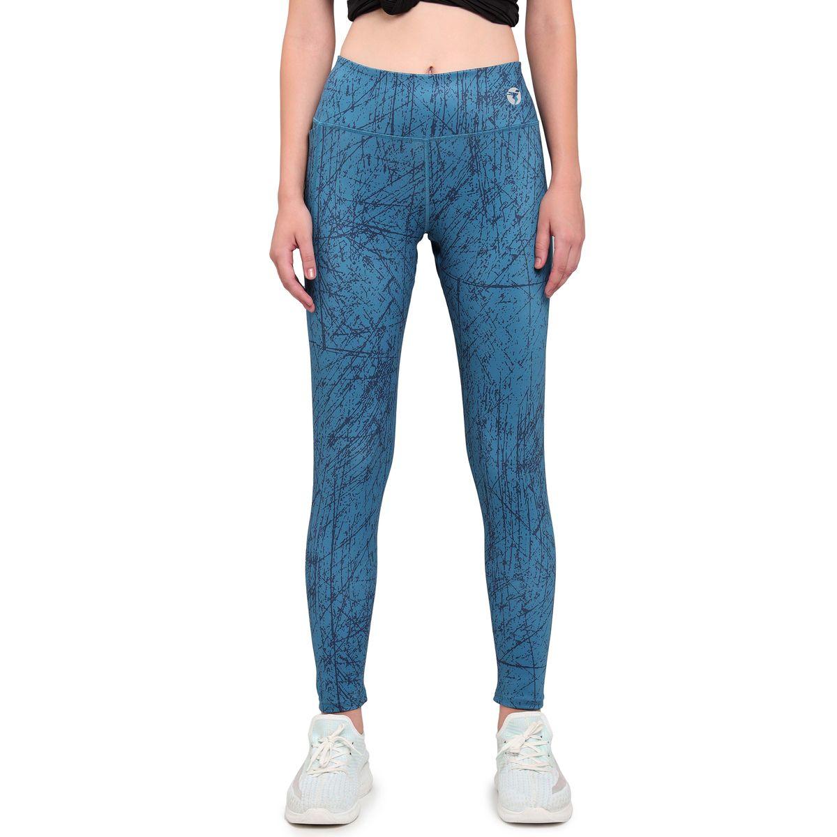 بنطال ضيق بطبعات تاي داي وجيوب تكنوسبورت × ستايلي-women-clothing-sportswearandactivewear-bottoms-image-3